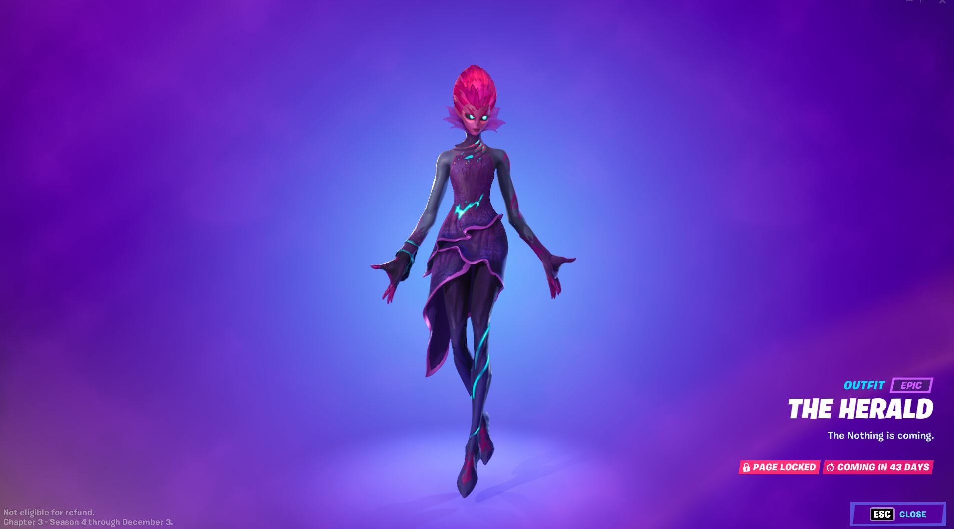 Fortnite The Herald skin release date and time, including The Herald